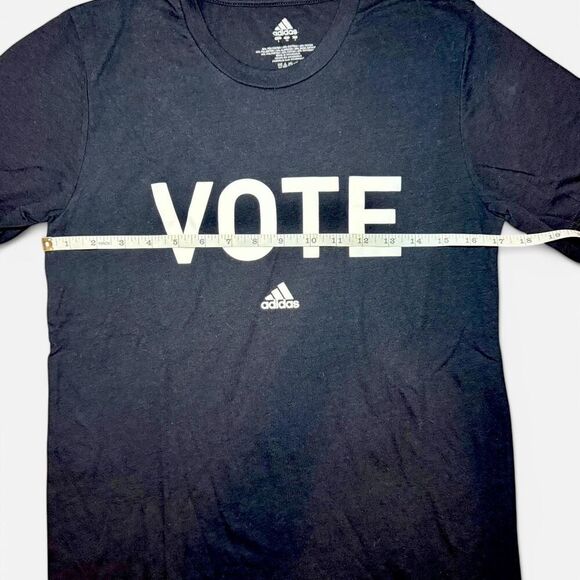 Adidas Black and White "Vote" T-shirt - Picture 4 of 5